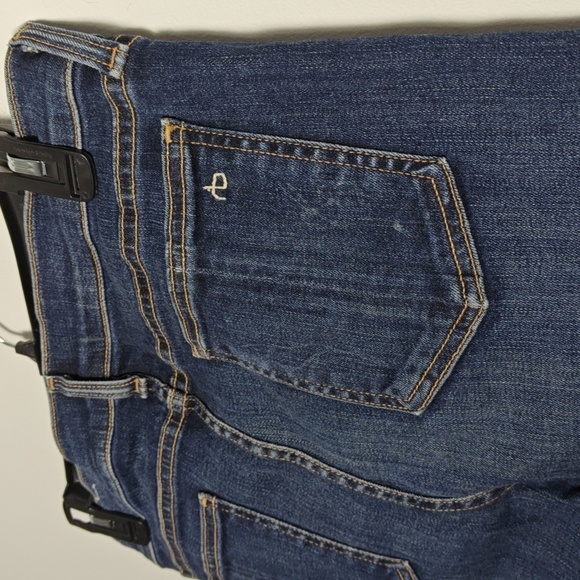 RAG & BONE Phoenicia Skinny Jean Mid Rise Dark Wash Denim Size 30 - Picture 15 of 16